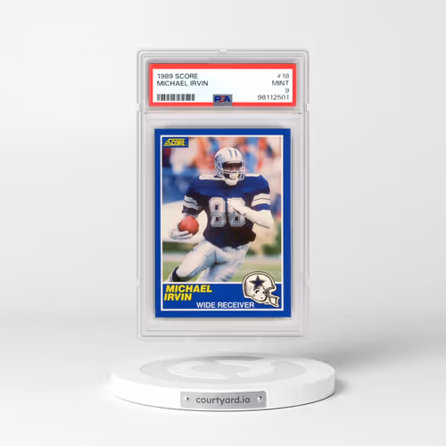 1989 Score #18 Michael Irvin (PSA 9 MINT)