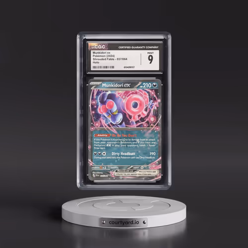 2024 Pokémon Sfa EN-Shrouded Fable #037 Munkidori EX - Holo (CGC 9 MINT)