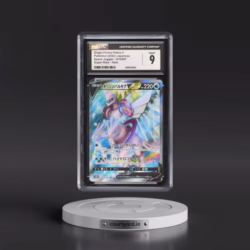 2022 Space Juggler #070/067 Origin Forme Palkia V - Super Rare Holo (CGC 9 MINT)