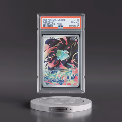 2025 Pokémon Meg EN-Mega Evolution #133 Bulbasaur - Illustration Rare (PSA 10 GEM MINT)