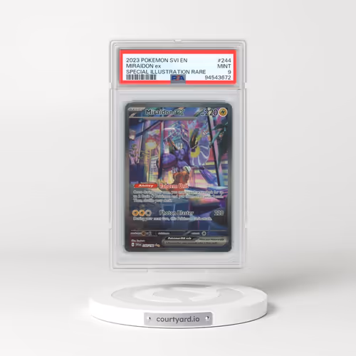 2023 Pokémon Svi EN-Scarlet & Violet #244 Miraidon EX - Holo Special Illustration Rare (PSA 9 MINT)