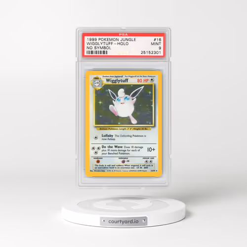 1999 Jungle #16 Wigglytuff - Holo No Set Symbol (PSA 9 MINT)