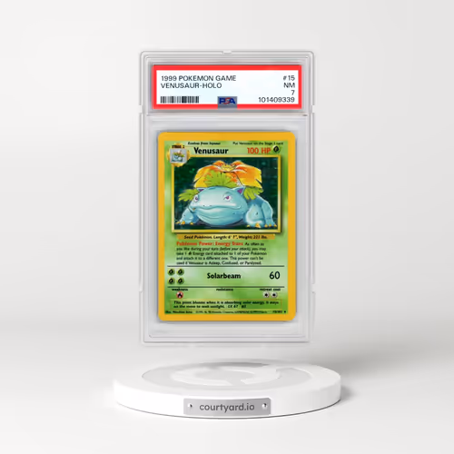 1999 Pokémon Game #15 Venusaur - Holo (PSA 7 NM)