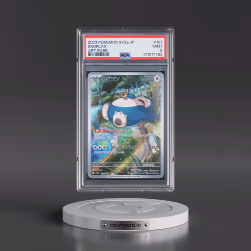 2023 Pokémon Sv2a-Pokemon 151 #181 Snorlax - Art Rare (PSA 9 MINT)