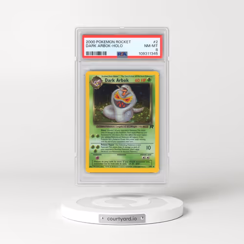 2000 Pokémon Rocket #2 Dark Arbok - Holo (PSA 8 NM-MT)