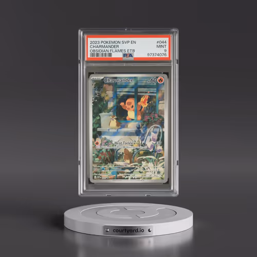 2023 Pokémon Svp EN-SV Black Star Promo #044 Charmander - Obsidian Flames Elite Trainer Box (PSA 9 M