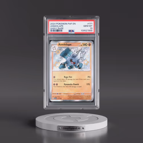 2024 Pokémon Paf EN-Paldean Fates #171 Annihilape - Shiny Rare (PSA 10 GEM MINT)