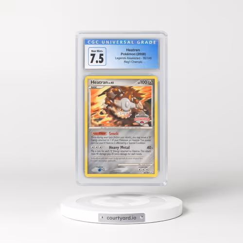 2008 Legends Awakened #30/146 Heatran - Regional Championships (CGC 7.5 NM+)