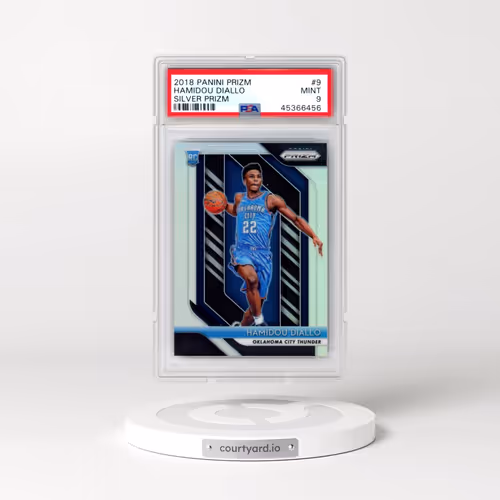 2018 Panini Prizm #9 Hamidou Diallo - Silver Prizm (PSA 9 MINT)