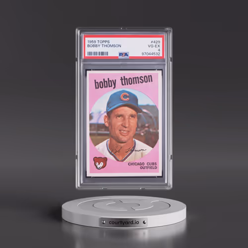 1959 Topps #429 Bobby Thomson (PSA 4 VG-EX)