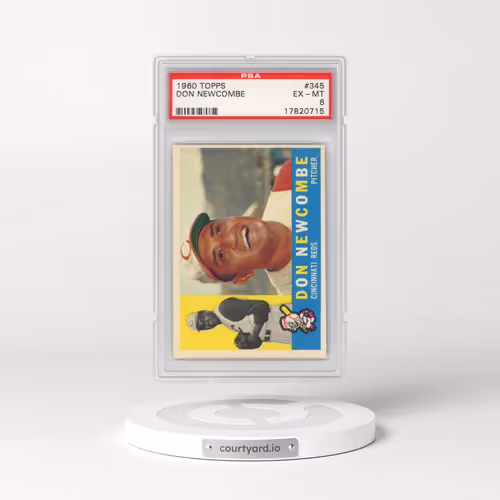 1960 Topps #345 Don Newcombe (PSA 6 EX-MT)