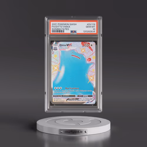2021 Pokémon Sword & Shield Shining Fates #SV119 Ditto Vmax - Full Art (PSA 10 GEM MINT)
