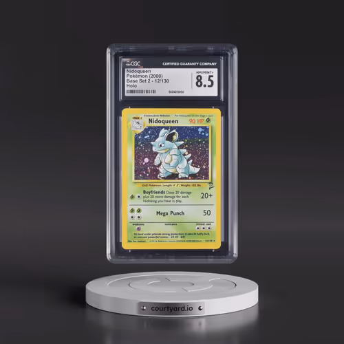2000 Base Set 2 #12/130 Nidoqueen - Holo (CGC 8.5 NM-MT+)