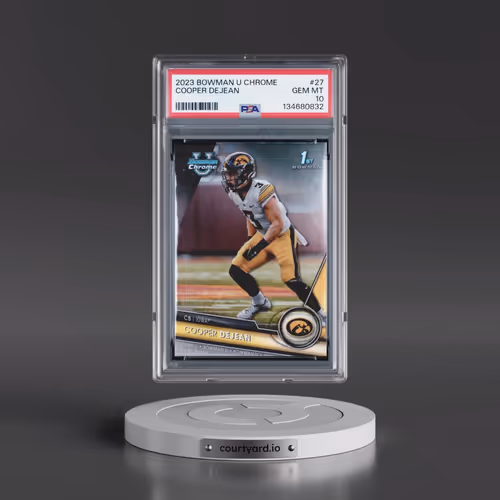 2023 Bowman University Chrome #27 Cooper Dejean (PSA 10 GEM MINT)