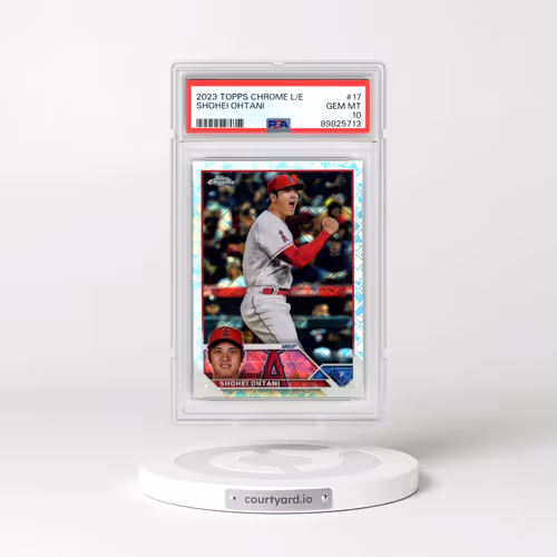 2023 Topps Chrome Logofractor Edition #17 Shohei Ohtani (PSA 10 GEM MINT)