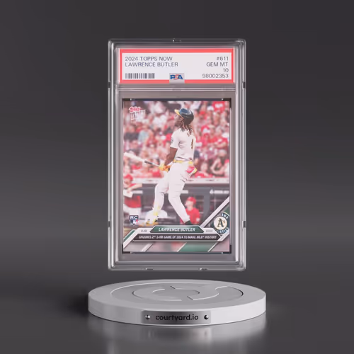 2024 Topps Now #611 Lawrence Butler (PSA 10 GEM MINT)