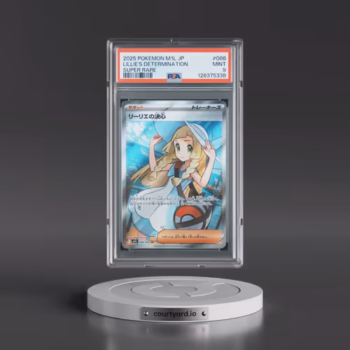 2025 Pokémon M1l-Mega Brave #086 Lillie's Determination - Super Rare (PSA 9 MINT)
