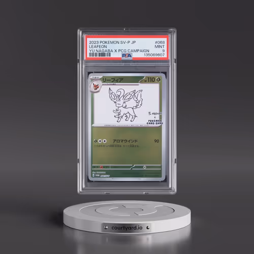 2023 Pokémon SV-P Promo #068 Leafeon - YU Nagaba X Pokemon Card Game Campaign (PSA 9 MINT)