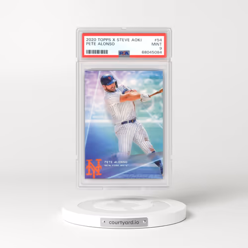 2020 Topps X Steve Aoki #54 Pete Alonso (PSA 9 MINT)