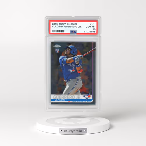 2019 Topps Chrome #201 Vladimir Guerrero Jr. (PSA 10 GEM MINT)
