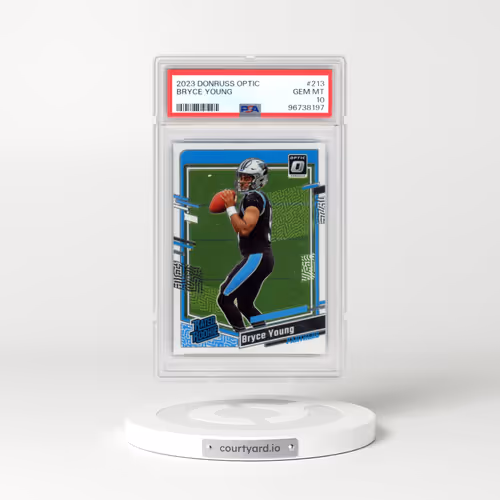 2023 Panini Donruss Optic #213 Bryce Young (PSA 10 GEM MINT)
