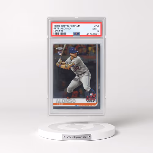 2019 Topps Chrome Update #86 Pete Alonso (PSA 9 MINT)