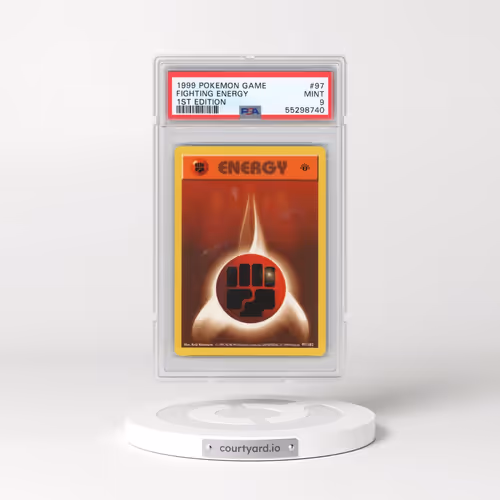 1999 Pokémon Game #97 Fighting Energy - 1st Edition (PSA 9 MINT)