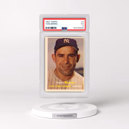 1957 Topps #2 Yogi Berra (PSA 5 EX)