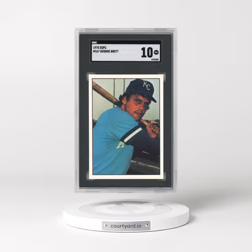 1975 SSPC #167 George Brett (SGC 10 GEM MINT)