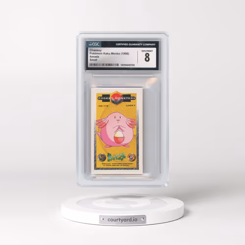 1998 Pokémon Kaku Menko (1998 Amada) - Japanese Chansey - Small (45MM x 74MM) (CGC 8 NM-MT)