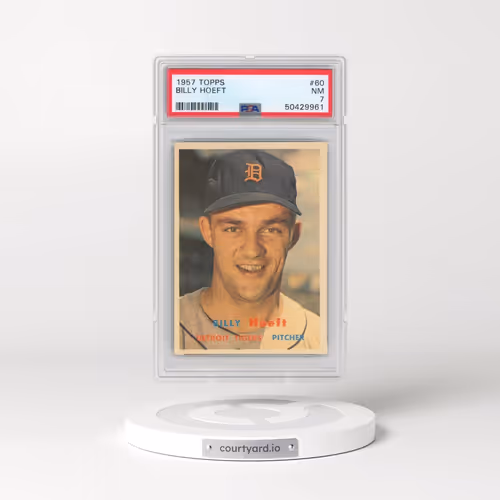 1957 Topps #60 Billy Hoeft (PSA 7 NM)