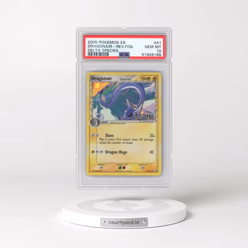 2005 Pokémon EX Delta Species #41 Dragonair - Reverse Foil (PSA 10 GEM MINT)