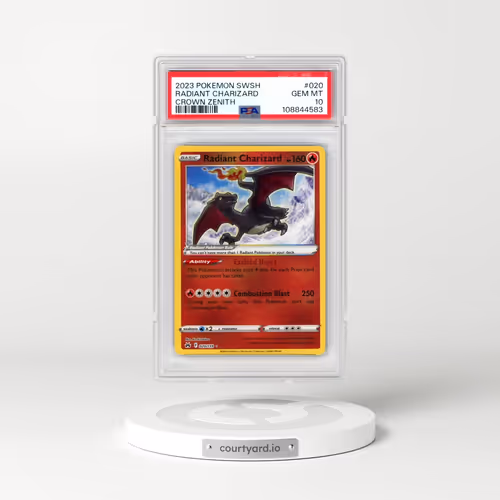 2023 Pokémon Sword and Shield Crown Zenith #020 Radiant Charizard - Holo (PSA 10 GEM MINT)