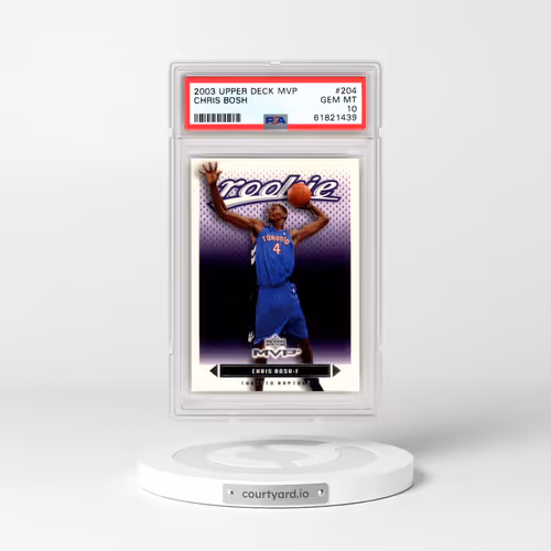 2003 Upper Deck MVP #204 Chris Bosh (PSA 10 GEM MINT)