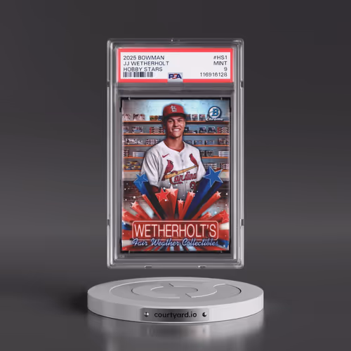2025 Bowman Hobby Stars #HS1 JJ Wetherholt (PSA 9 MINT)