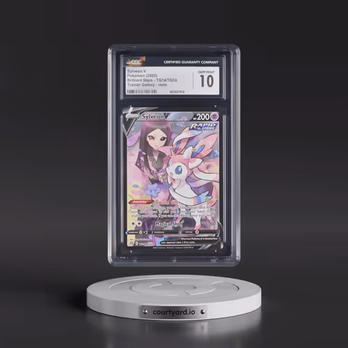2022 Brilliant Stars #TG14/TG30 Sylveon V - Trainer Gallery Holo (CGC 10 GEM MINT)