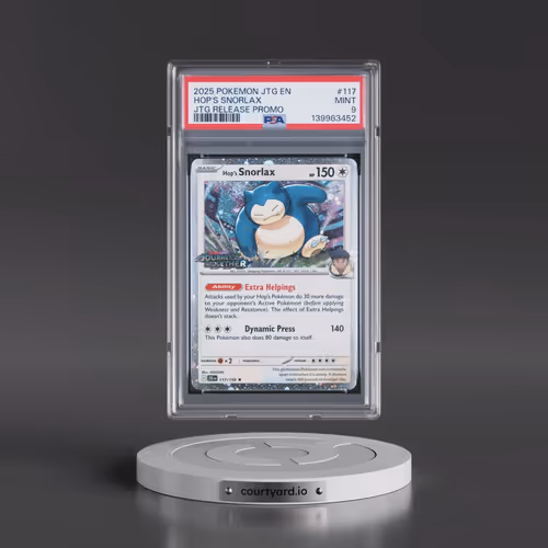 2025 Pokémon Jtg EN-Journey Together #117 Hop's Snorlax - Journey Together Release Promo (PSA 9 MINT