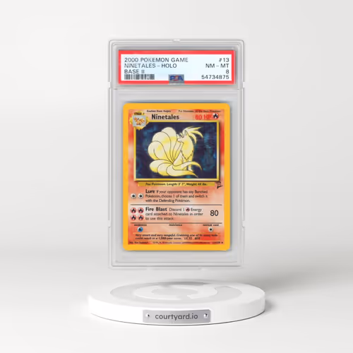 2000 Pokémon Game Base II #13 Ninetales - Holo (PSA 8 NM-MT)