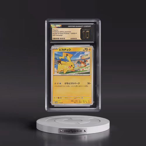 2022 Scarlet & Violet Promos #120/SV-P Pikachu - Gift Campaign (CGC 10 PRISTINE)
