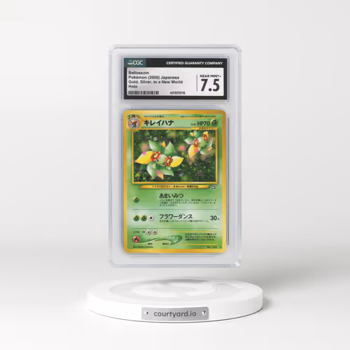 2000 Gold, Silver, to a New World #182 Bellossom - Holo (CGC 7.5 NM+)