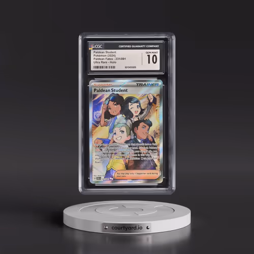 2024 Pokémon Paf EN-Paldean Fates #231 Paldean Student - Ultra Rare (CGC 10 GEM MINT)
