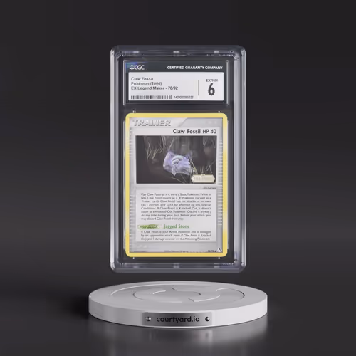 2006 EX Legend Maker #78/92 Claw Fossil (CGC 6 EX-NM)