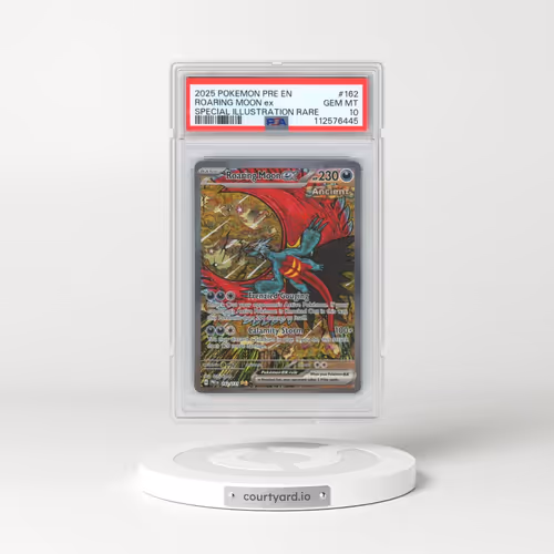 2025 Pokémon Pre EN-Prismatic Evolutions #162 Roaring Moon EX - Holo Special Illustration Rare (PSA