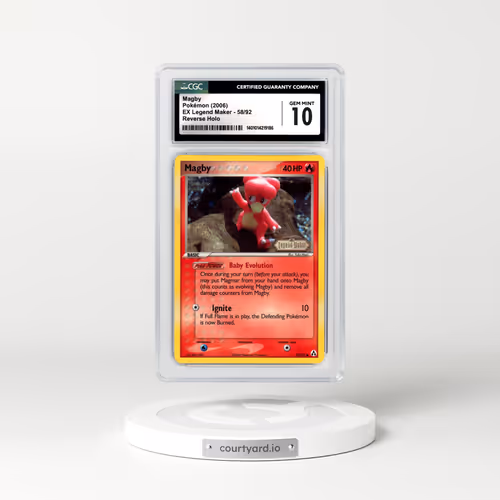 2006 EX Legend Maker #58 Magby - Holo (CGC 10 GEM MINT)