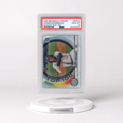 2020 Bowman Chrome Scouts' Top 100 #BTP53 Jasson Dominguez (PSA 10 GEM MINT)