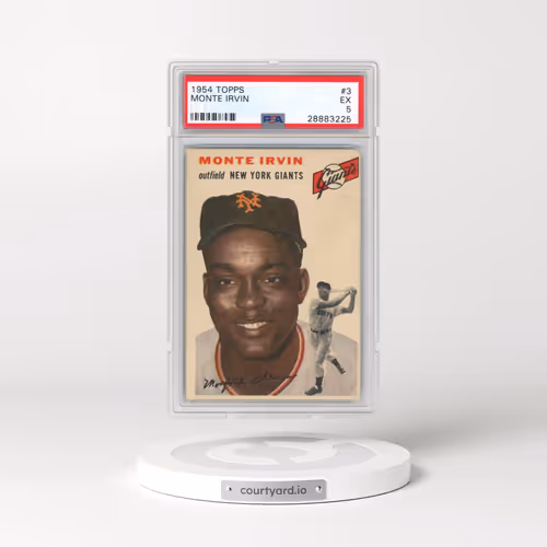 1954 Topps #3 Monte Irvin (PSA 5 EX)