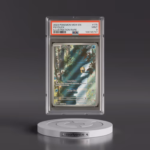 2023 Pokémon Mew EN-151 #175 Psyduck - Illustration Rare (PSA 9 MINT)