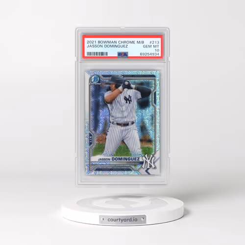 2021 Bowman Chrome Mega Box #213 Jasson Dominguez (PSA 10 GEM MINT)