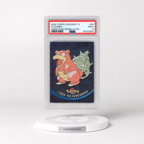 2000 Topps Pokémon TV Animation Series 2 #80 Slowbro - Foil (PSA 9 MINT)