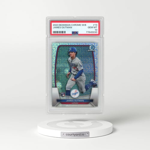 2023 Bowman Mega Box Chrome #13 James Outman (PSA 10 GEM MINT)